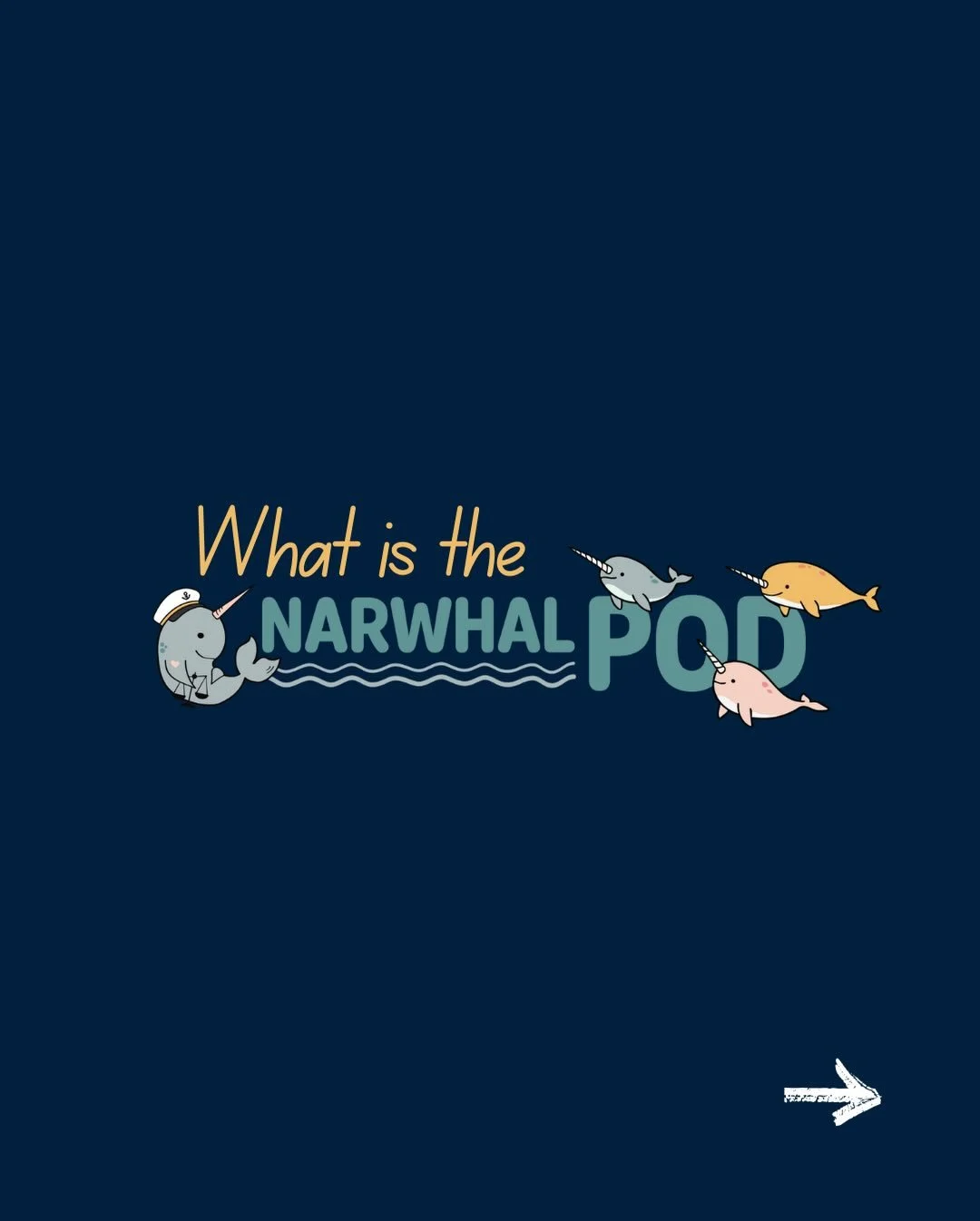 Doing meaningful work shouldn&rsquo;t mean doing it alone.

The NarwhalPod is a new community designed to help people find support, make connections, and discover the right help when they need it.

Swipe through to learn more.
 Find your way to the P