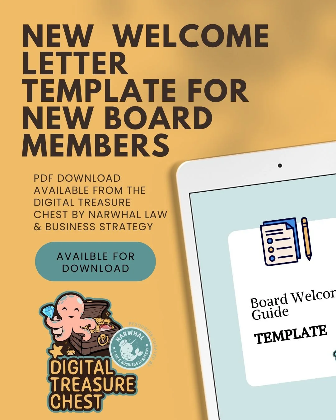 Some nonprofit organizations are beginning board recruitment during this time of the year. If you want to welcome new members to the board with an informative letter, Attorney Michael Jonas wrote a template resource for this. With this template frame