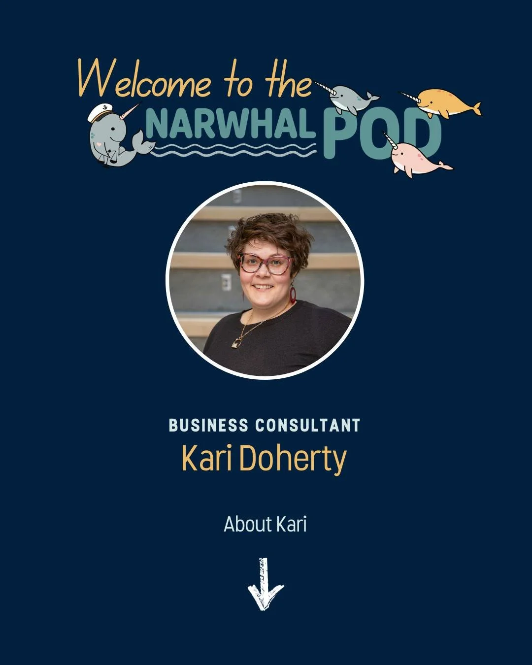 Welcome to the Pod, Kari Doherty, Small Business Coach. 

Kari coaches and advises small business owners, helping them build the technical skills and confidence they need to run their businesses effectively. She rolls up her sleeves with her clients 