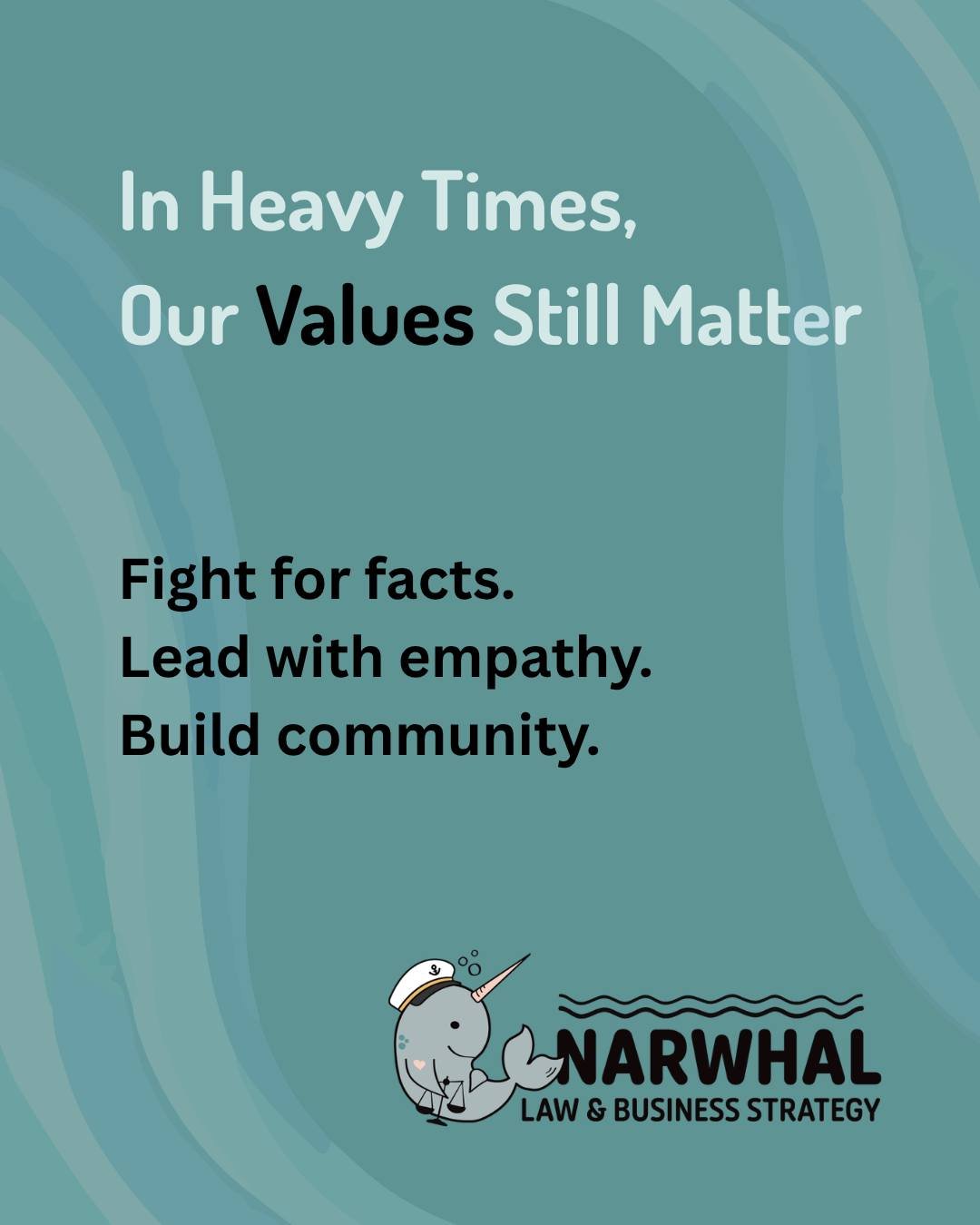 A Statement from Narwhal Law and Business Strategy

War, civilian deaths, and rising global tensions are weighing on many people right now. At Narwhal Law and Business Strategy, we believe in constitutional governance, democratic accountability, and 