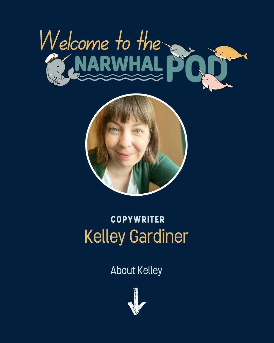 Welcome to the Pod, Kelley Gardiner, Copywriter. @kelley.gardiner

Kelley is a website copywriter who partners with website designers to write copy for their clients. She also supports solo service providers with strategy and direction for their DIY 