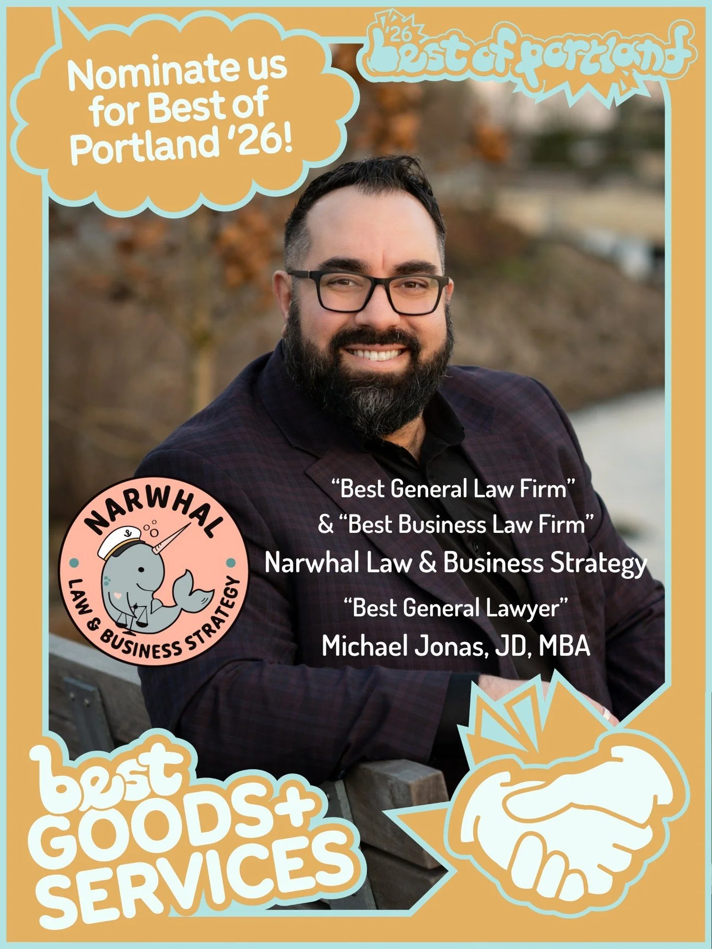 LAST CHANCE: We need all hands on deck to make one of the Top 5 nominees, so we can move forward to the voting round! Deadline is April 20th.

Hey all, it&rsquo;s me, Ren&eacute;e, Narwhal&rsquo;s new Client and Community Navigator! In my short month