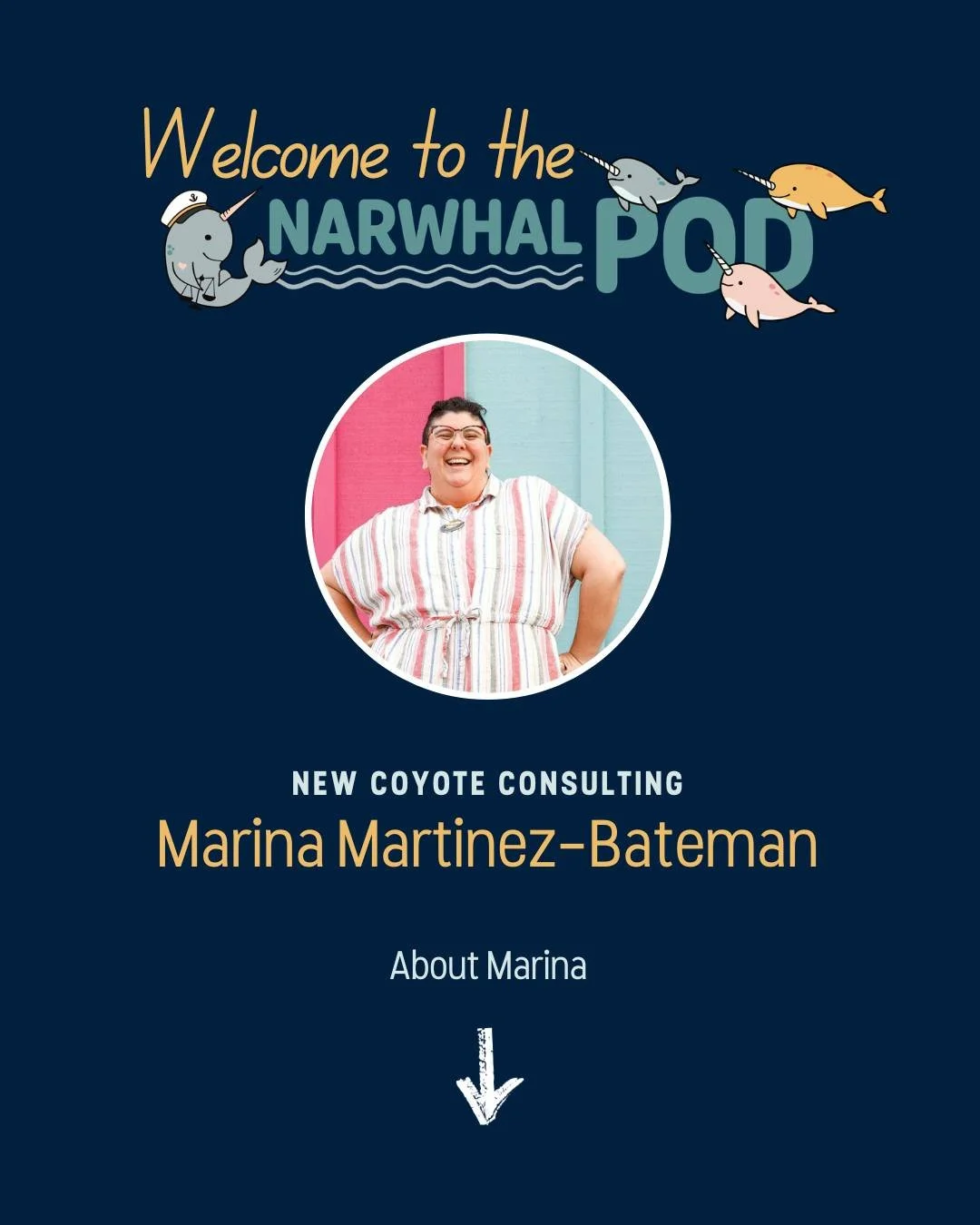 Welcome to the Pod, Marina Martinez-Bateman, Founder of New Coyote Consulting @marinaisgo

New Coyote is a person-first, no-nonsense management and communications consulting firm. Their mission is to radically transform the economic landscape of the 