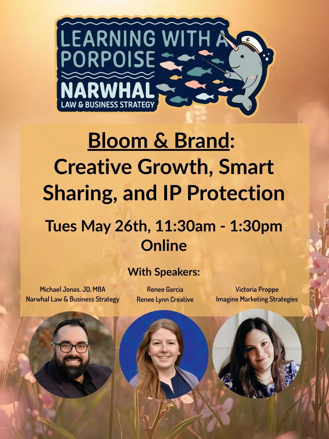 Announcing our third speaker for Bloom &amp; Brand - Creative Growth, Smart Sharing, and IP Protection: Victoria (Tory) Proppe from @imaginemarketingstrategies

Victoria is the marketing strategist and founder of Imagine Marketing Strategies, where s