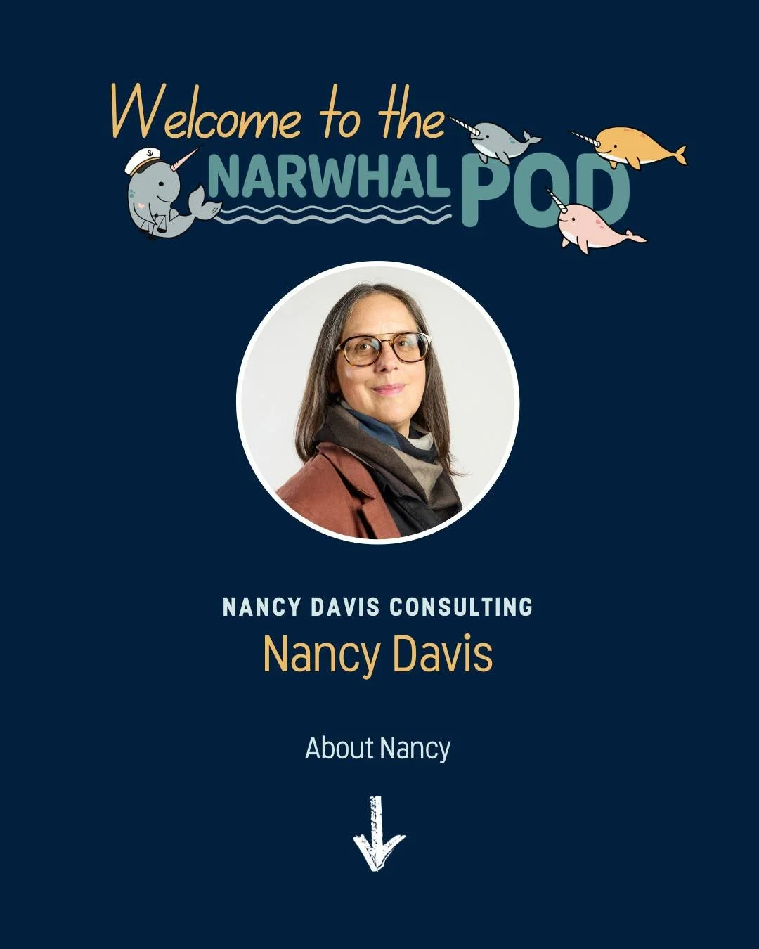 Welcome to the Pod, Nancy Davis, Founder of Nancy Davis Consulting

Nancy designs and facilitates transformative conversations to build trust, support individual and system change, and explore new paths to meaningful action. Clients say they 'think b