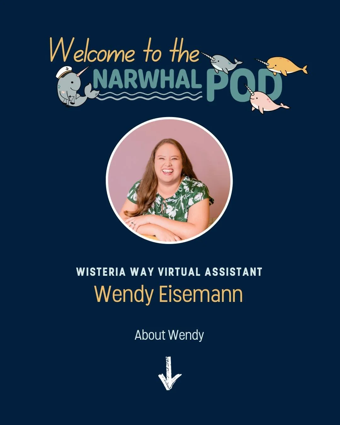 Welcome to the Pod, Wendy Eisemann, Founder of Wisteria Way Virtual Assistant @wisteriawayva

Wisteria Way Virtual Assistant offers professional VA support for small businesses, creative entrepreneurs, and mission-driven professionals who need a seco