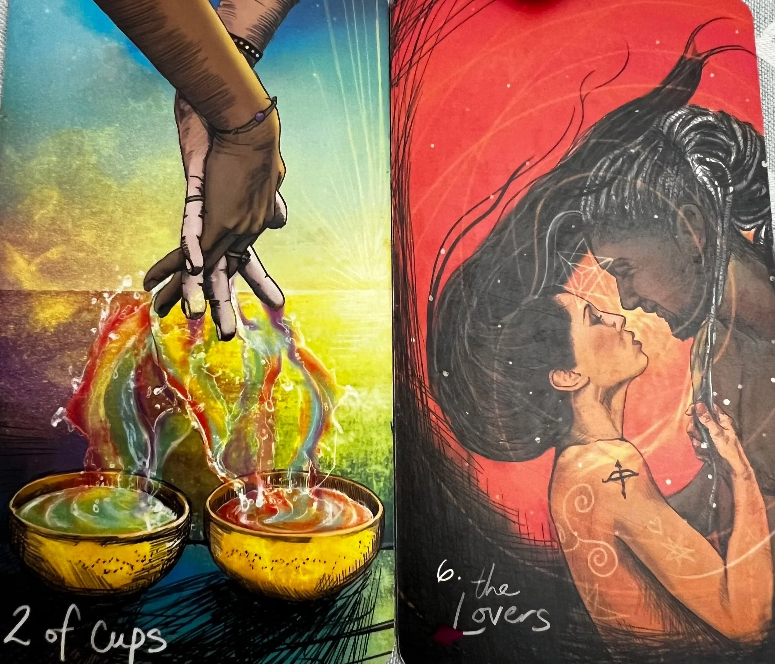 Tarot reading providing insight into your future love relationship