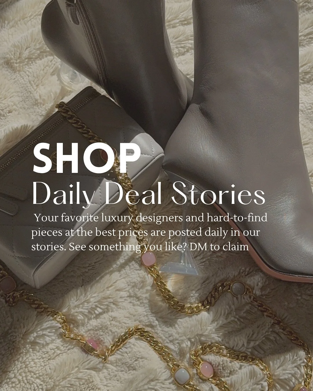 Ready to elevate your style? There&rsquo;s no better time to start your luxury collection than today! ✨ 

Whether you&rsquo;re eyeing that statement bag or looking for timeless pieces that speak to you, I&rsquo;m here to help you every step of the wa