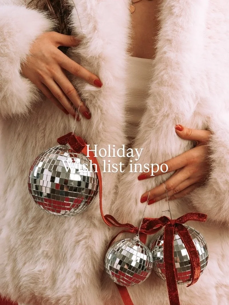 We&rsquo;re officially in the season of &ldquo;I want it, I screenshot it.&rdquo; 

Consider this your gentle nudge to start crafting your holiday wish list before the rush hits.

Intentional picks. Thoughtful gifts. Zero stress.
What are your design