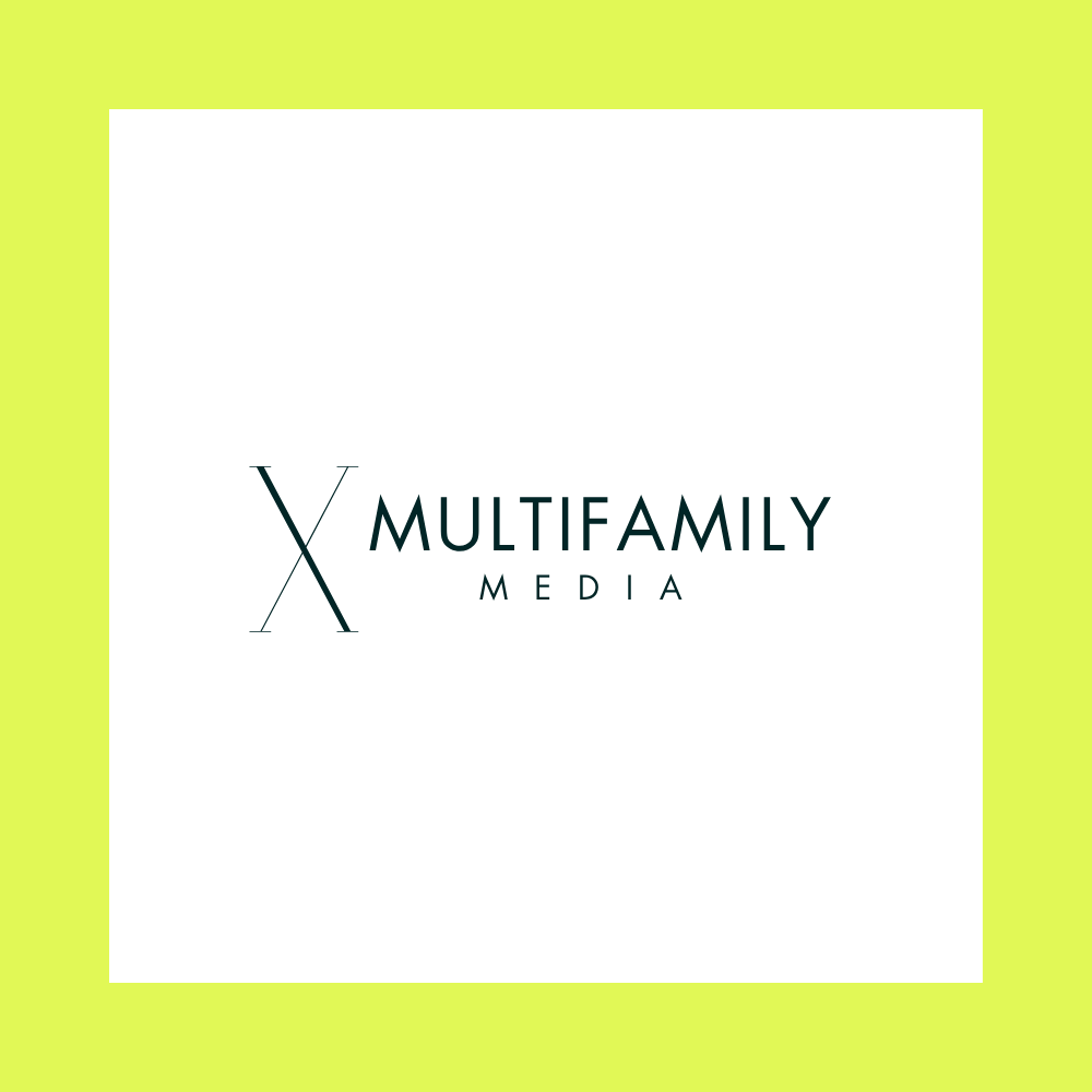 Logo with large 'X' and the text 'MULTIFAMILY MEDIA' beneath, displayed on a white background.
