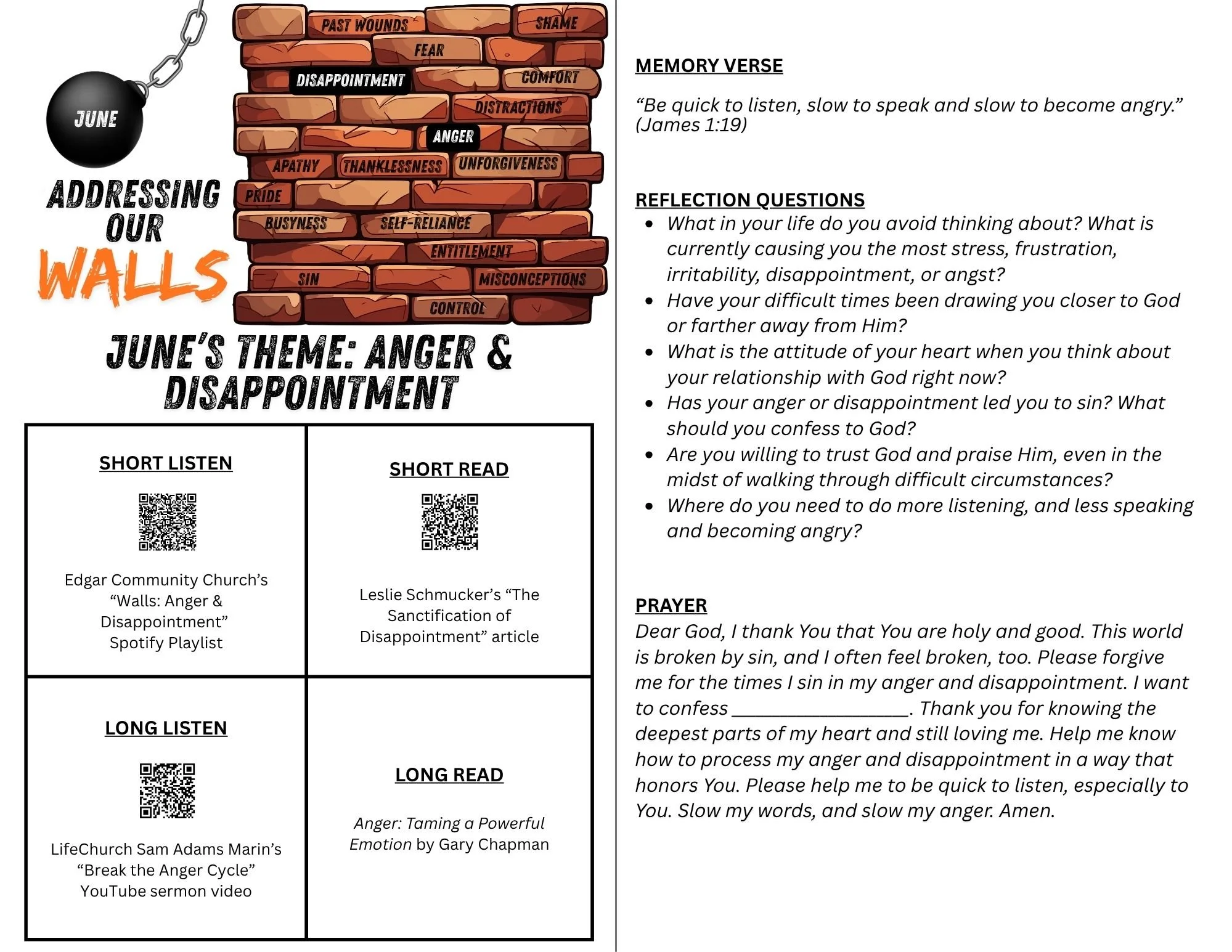 June’s Theme: Anger &amp; Disappointment