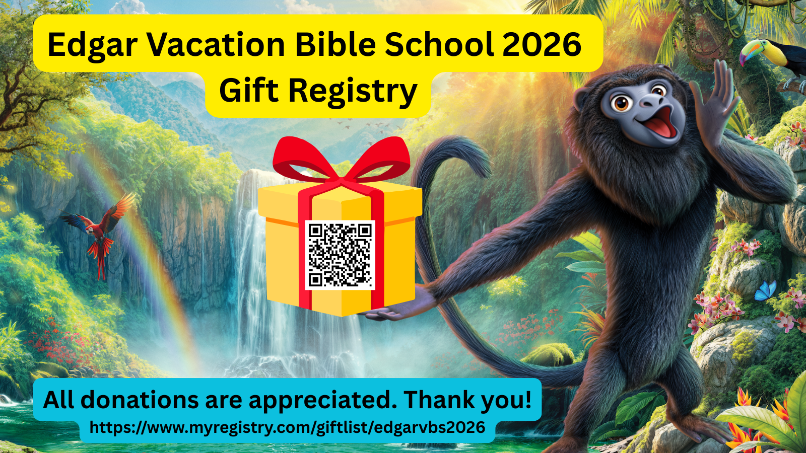 Edgar VBS Gift Registry