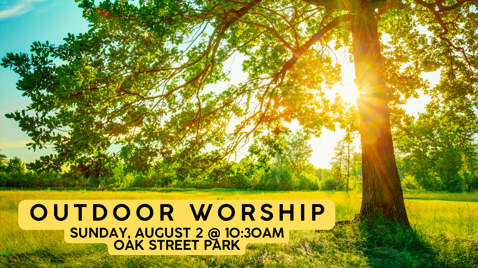 Outdoor Worship Service