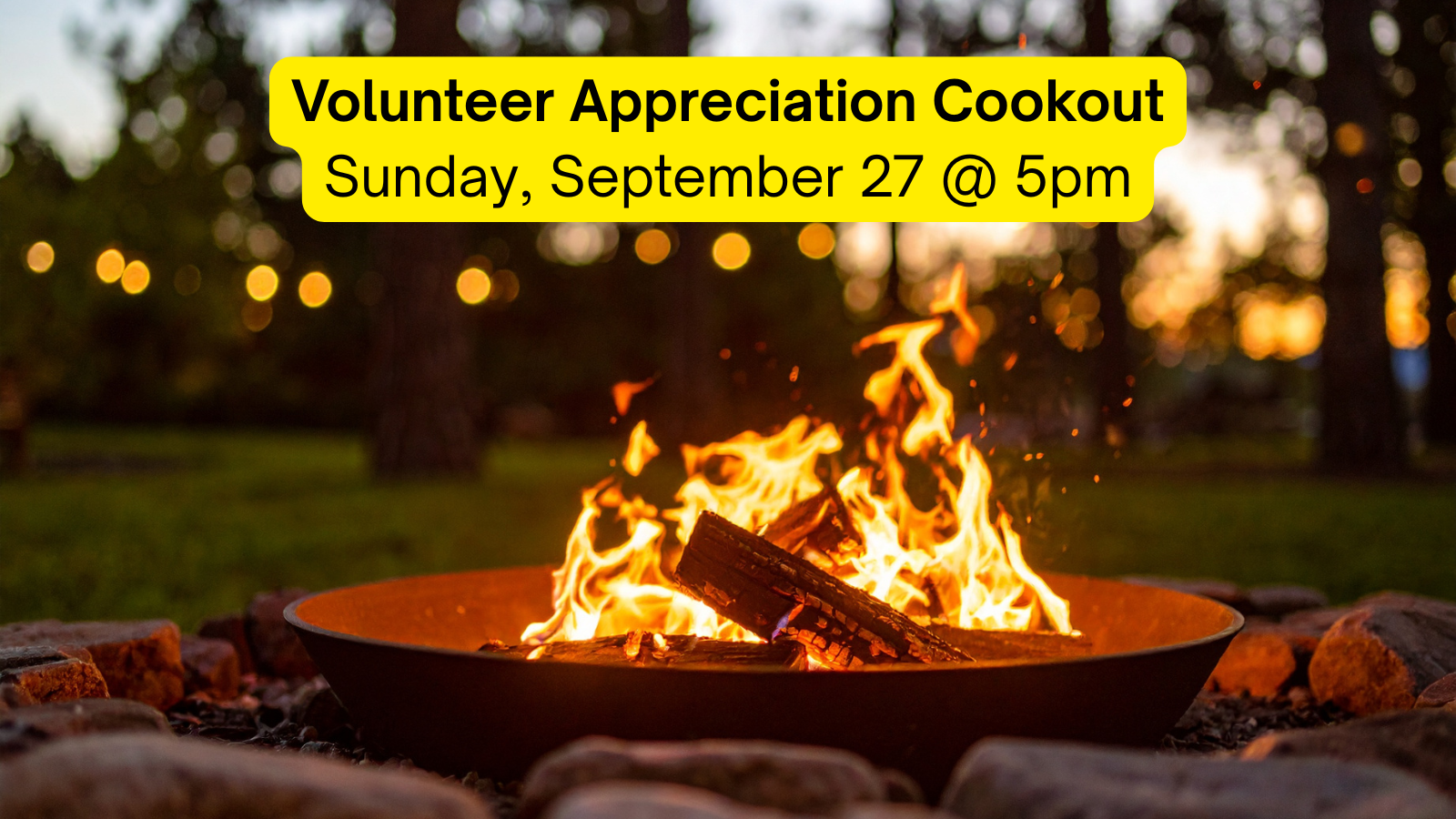 Volunteer Appreciation Cookout