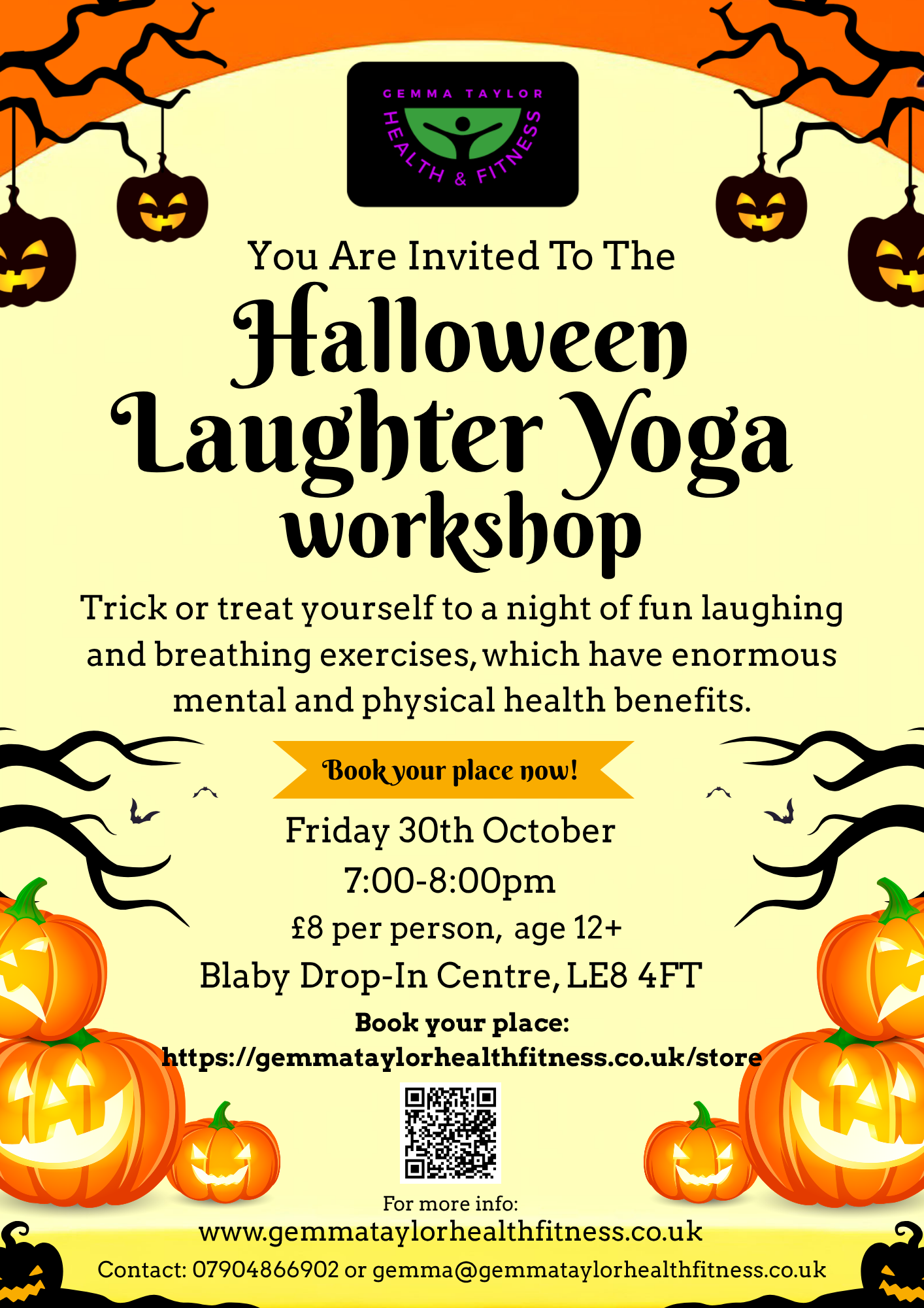 Hallowe’en Laughter Yoga Workshop
