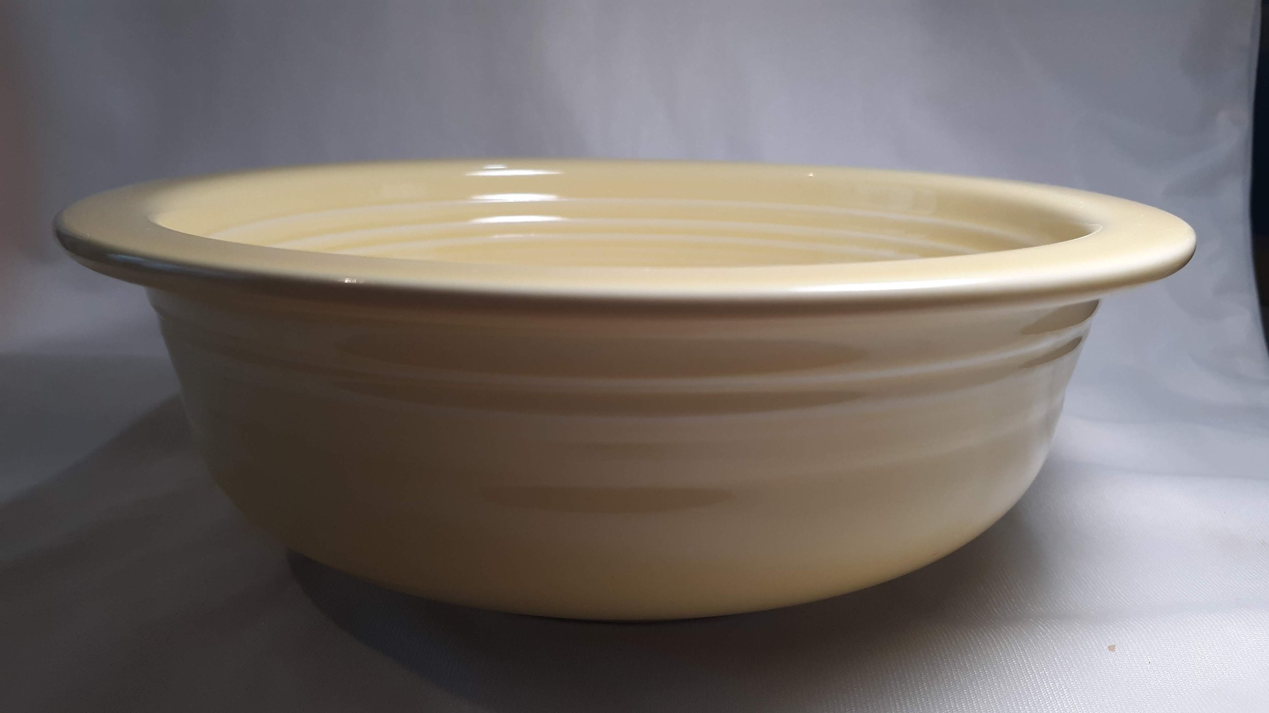 Yellow Fiestaware Vegetable Bowl in 