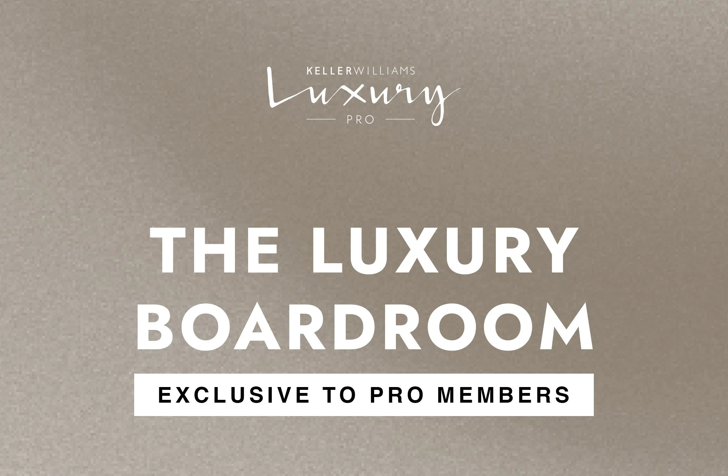 The Luxury Boardroom (Exclusive to Pro Members)