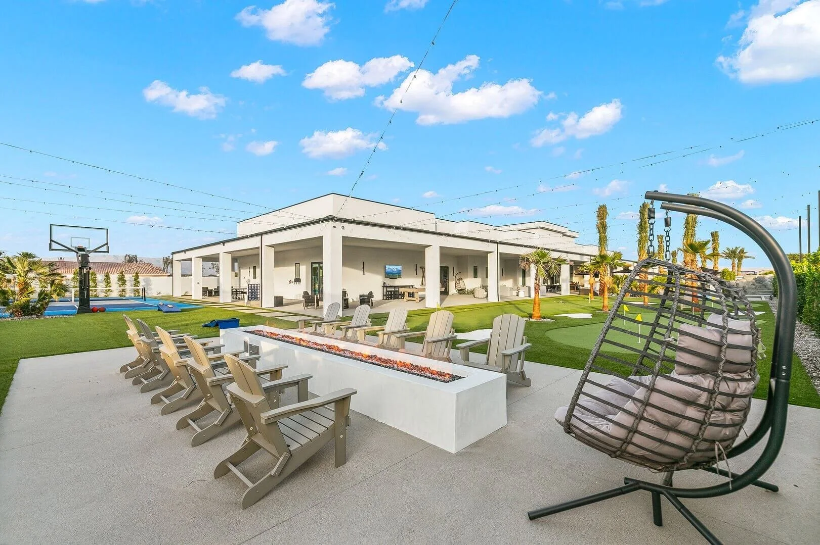 Premiere Estate, an eight-bedroom Indio estate with a waterslide, theatre and sauna