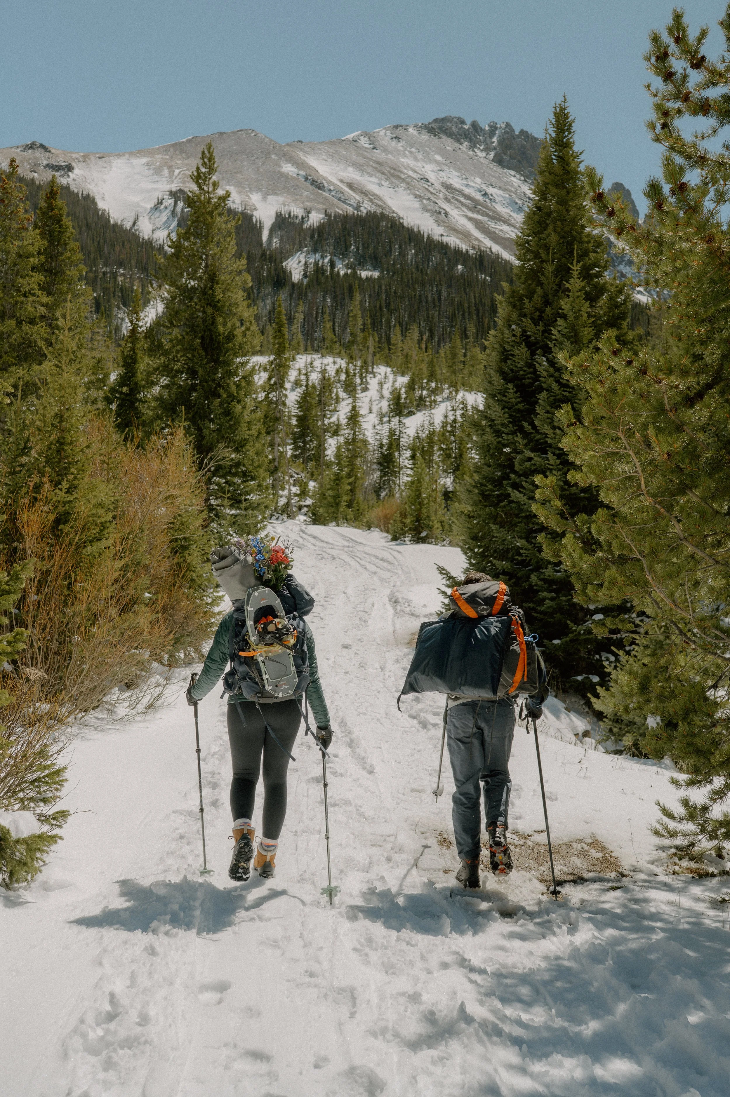 hiking elopement photographer