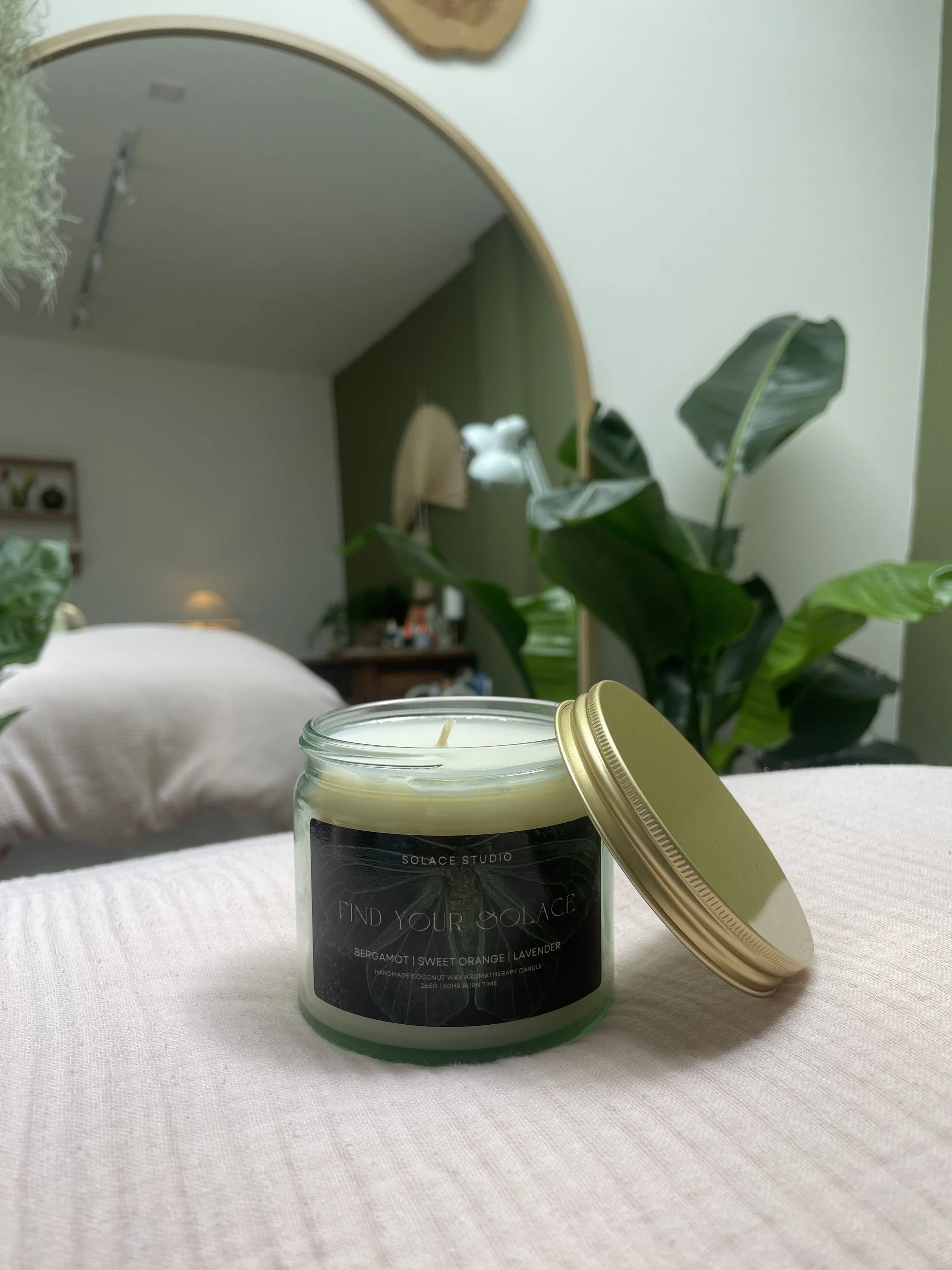 Find Your Solace Aromatherapy Candle