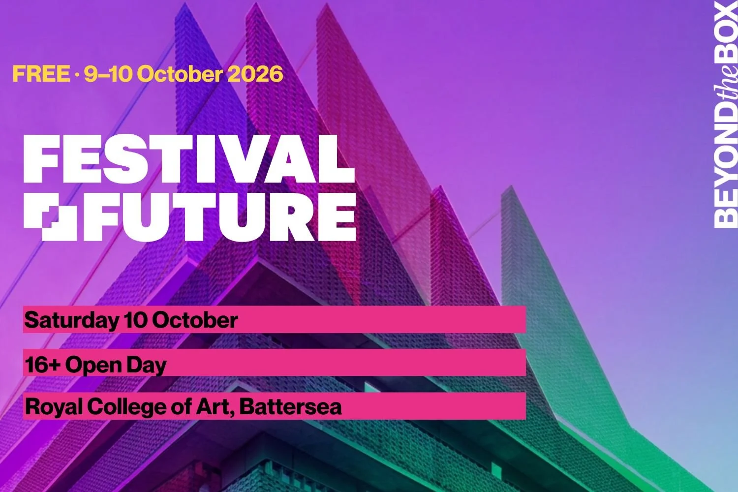 Festival of the Future 2026 — Saturday: 16+