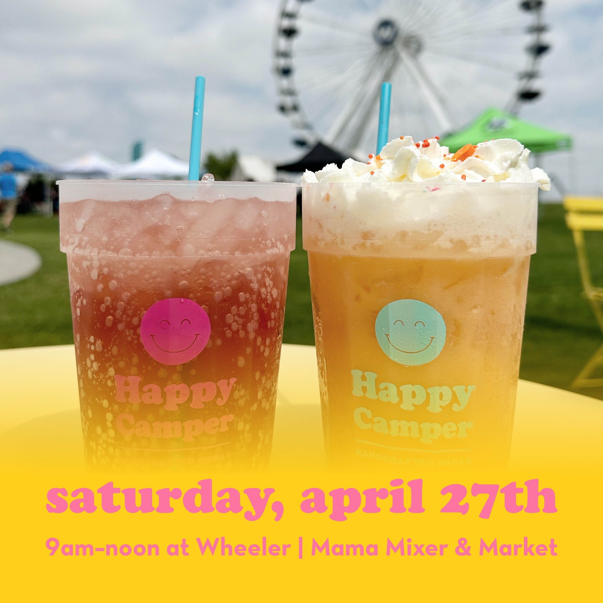 We're so excited to take part in tomorrow's Mama Mixer &amp; Market at Wheeler Park from 9am-12pm. Entry is FREE, and there will be pop-ups, bounce houses, food trucks, character meet &amp; greets, giveaways and face painting. The first 30 mamas who 