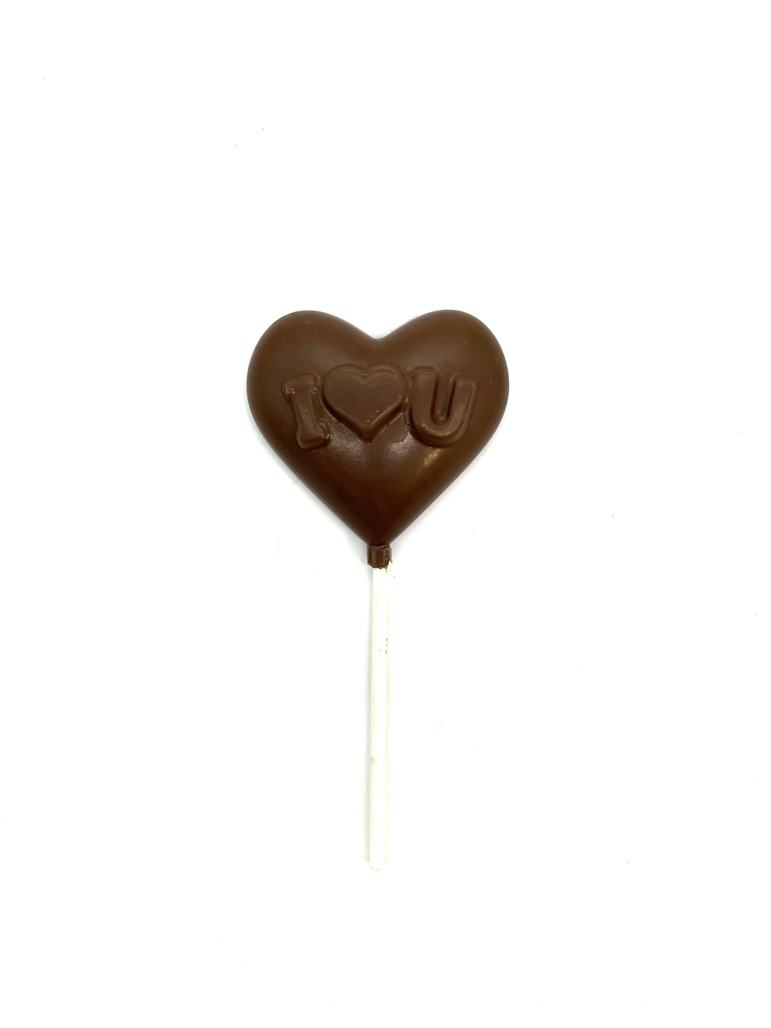 Milk Chocolate I heart U Pop 1oz
