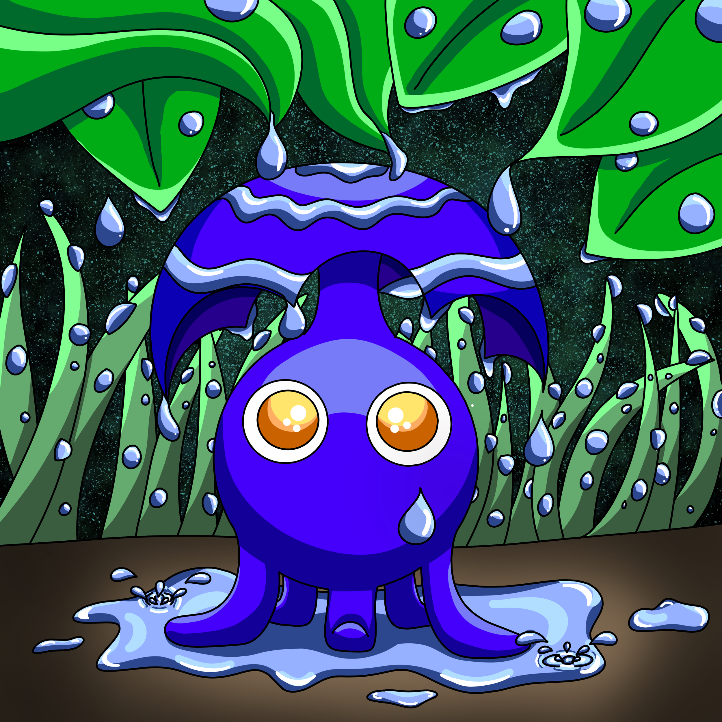 Print Raintopus 8x8