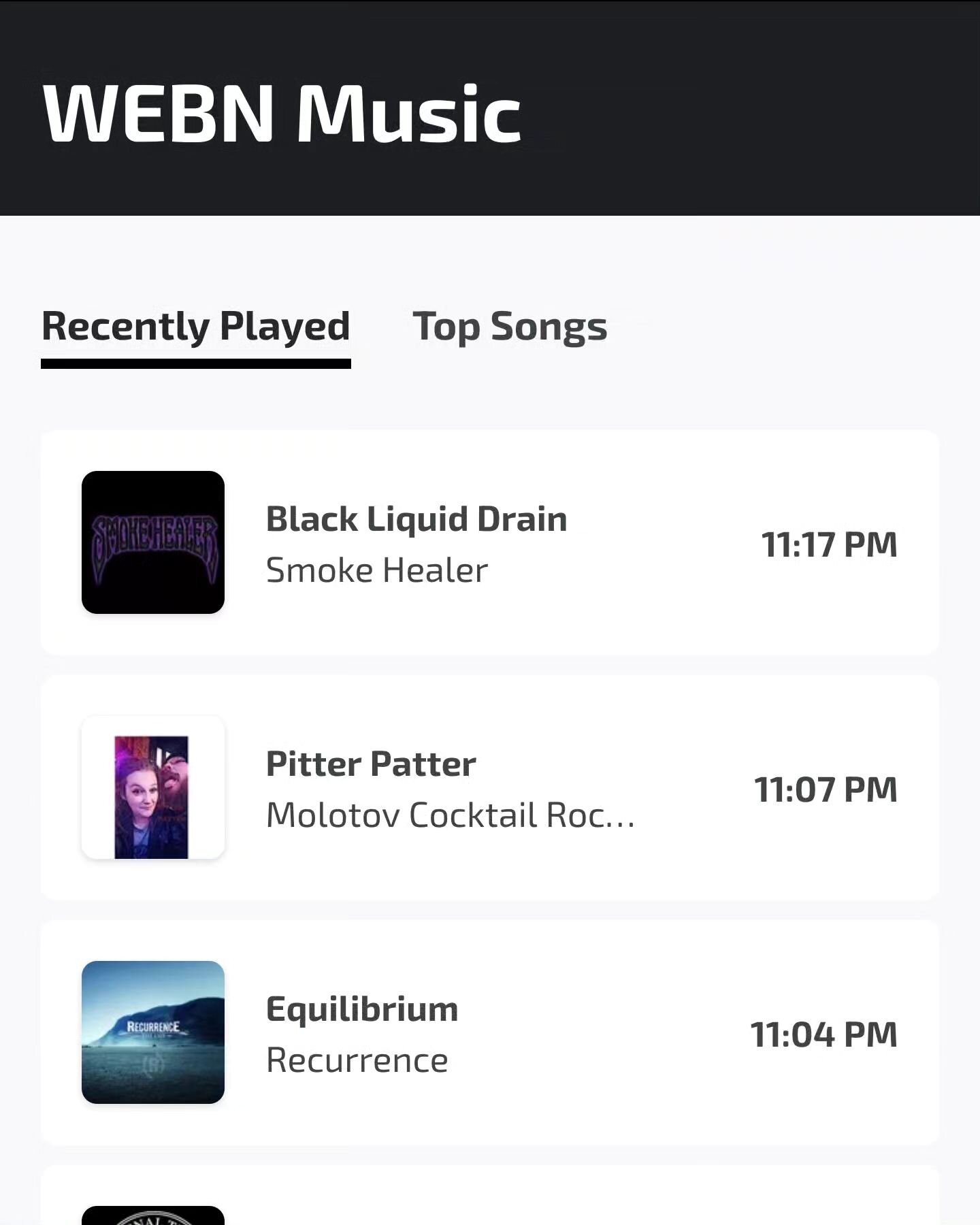 Hey we just had our song &quot;Equilibrium&quot; played tonight on @webn Cincinnati, OH rock and metal FM radio! Did any of you hear us on there?! 🤘
🔄
#metal #heavymetal #metalhead #deathmetal #guitar #metalmusic #metalcore #metalband #metalheads #