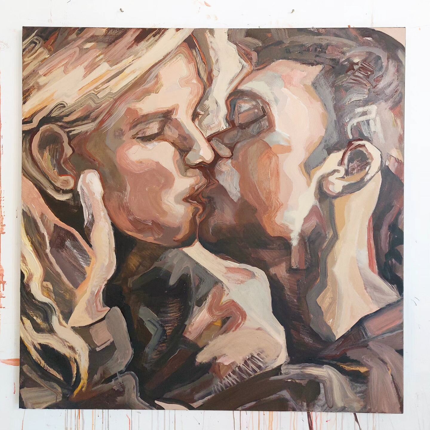 Private art kiss-mission well underway 💋💋💋