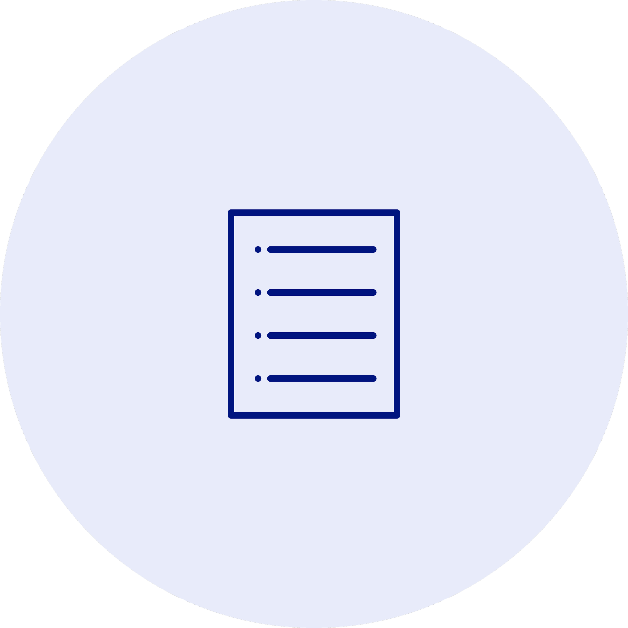 Dark blue outline in a light blue circle
