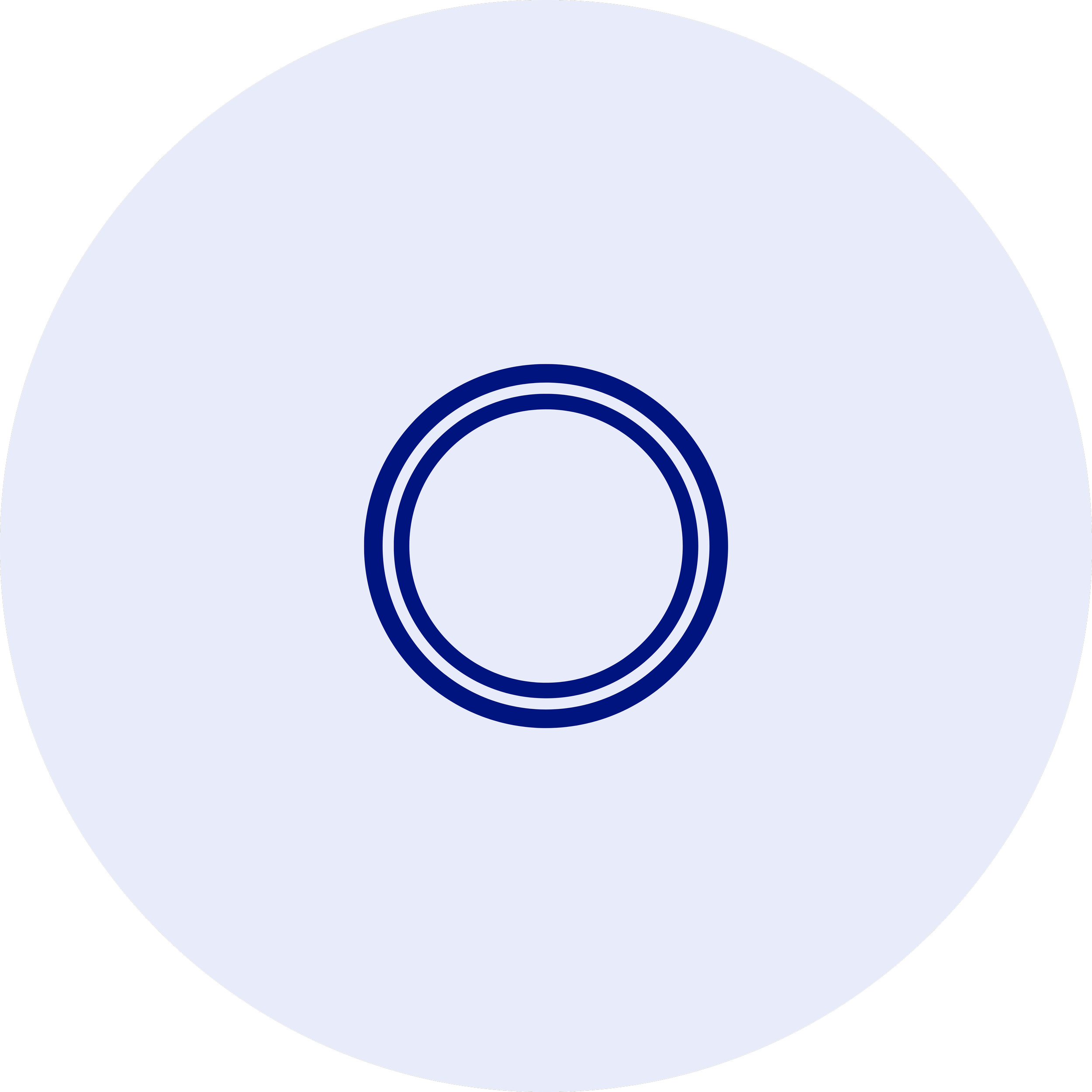 Two dark blue circles in a light blue circle