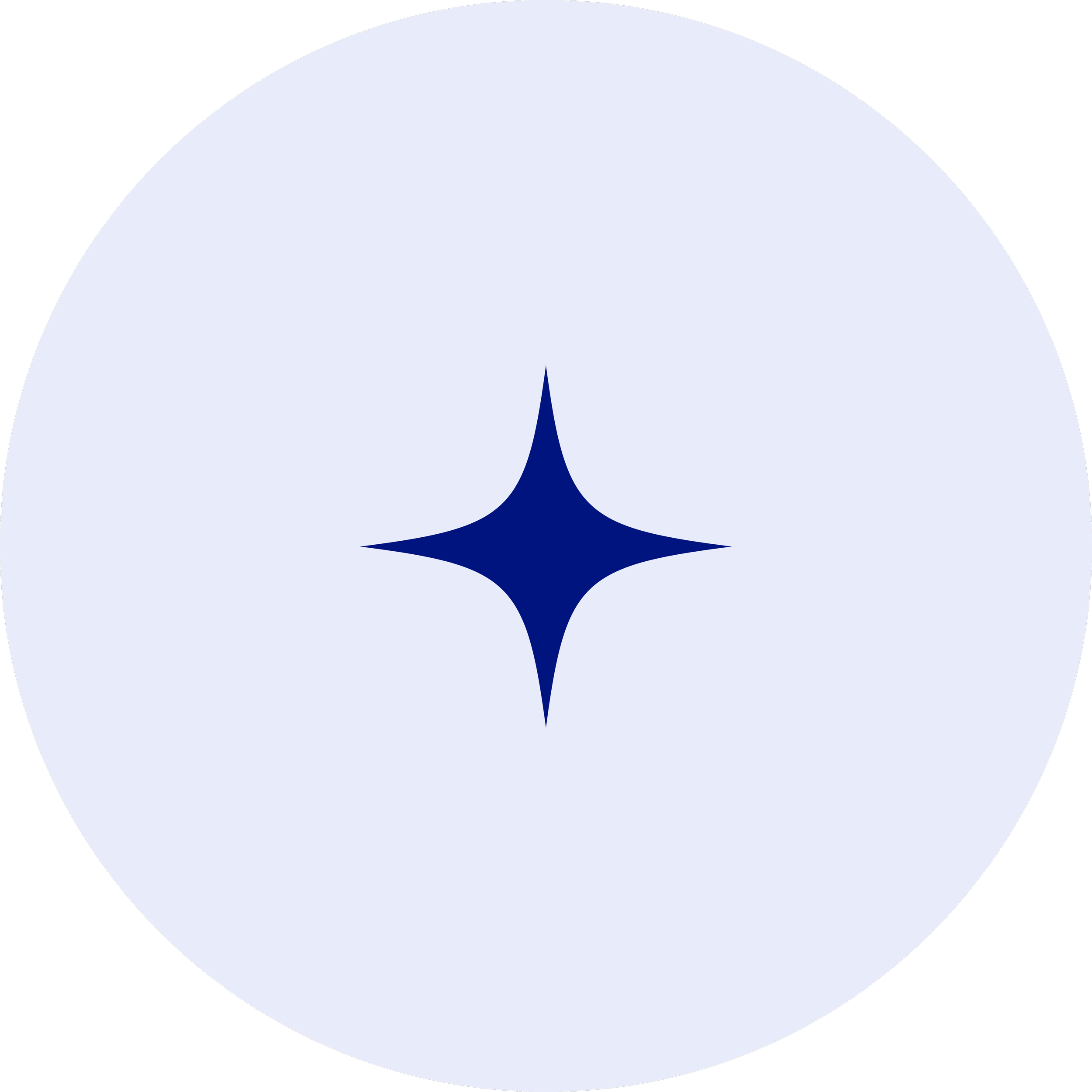 One dark blue stars in a light blue circle