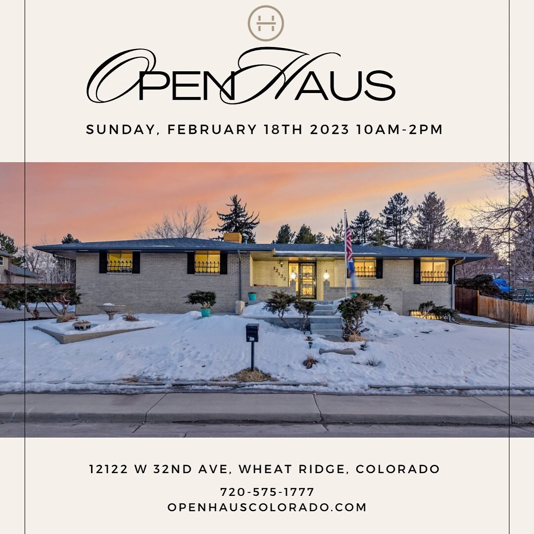 Open House Alert‼️ Home For Sale, $735,000 list price. This Wheat Ridge home won&rsquo;t last! DM us today for details. Link in bio. 
-
-
#denver #denversbest #colorado #coloradolife #coloradorealestate #denverrealestate #denver