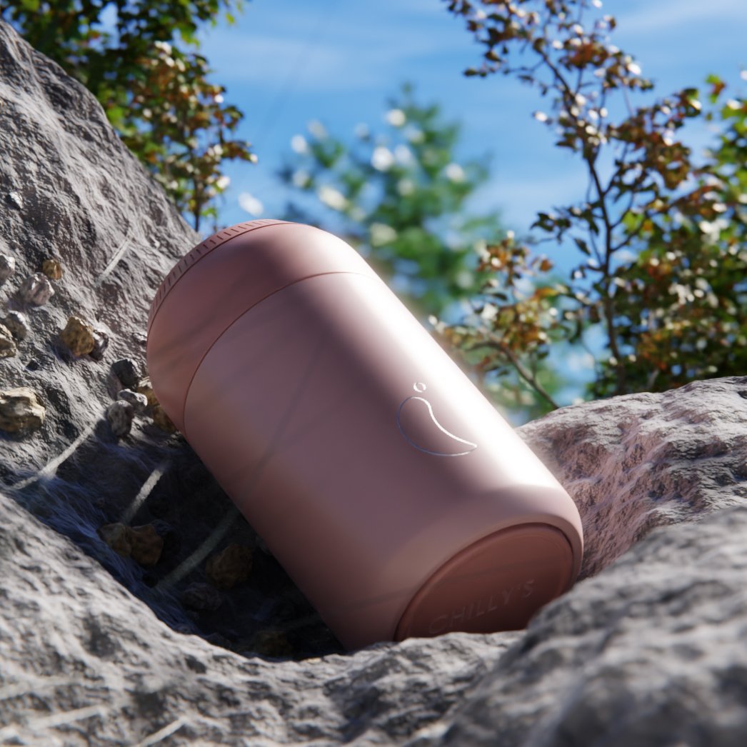 Chilly Flask pink render