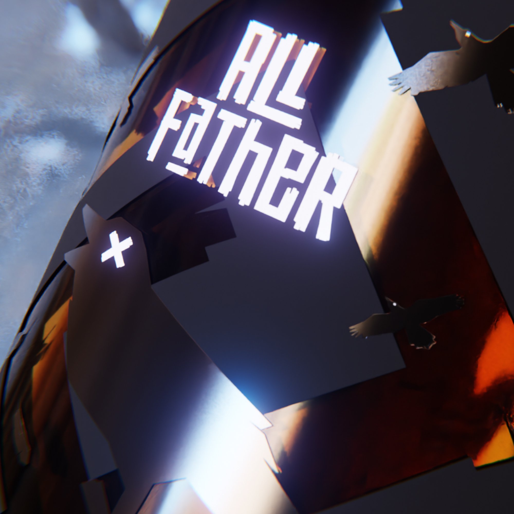 ALL FATHER bottle close up render