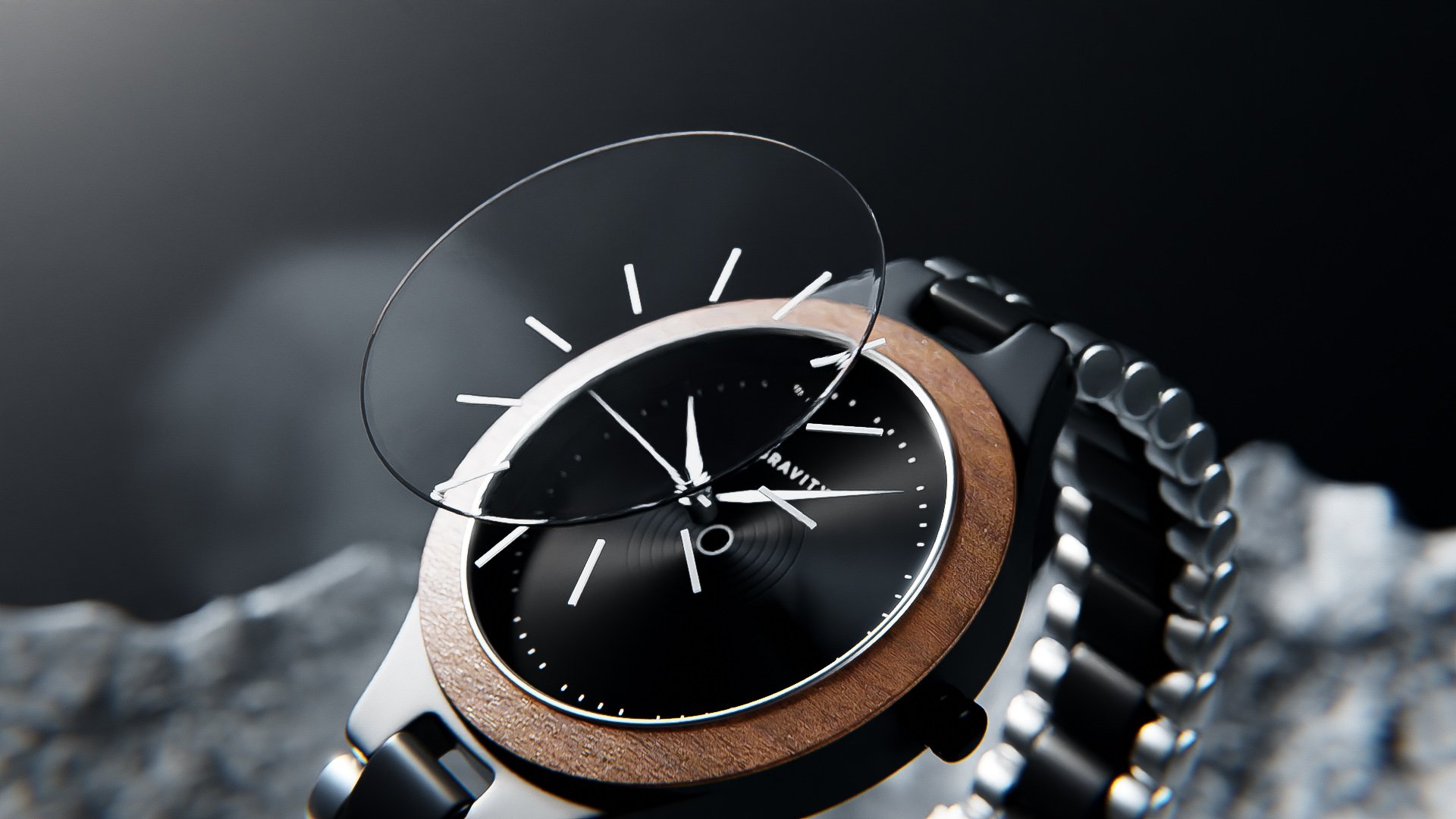 GRAVITY watch face render