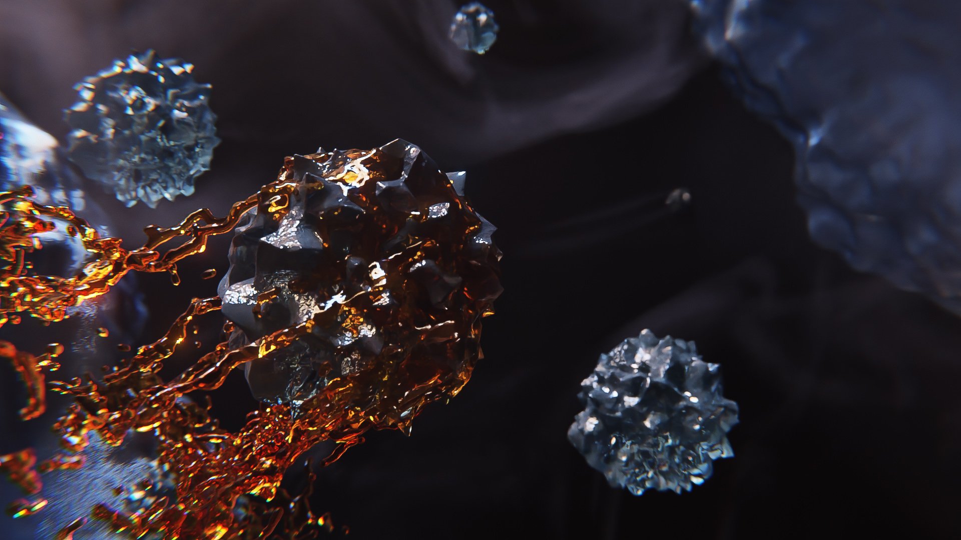ALL FATHER whiskey splash animation