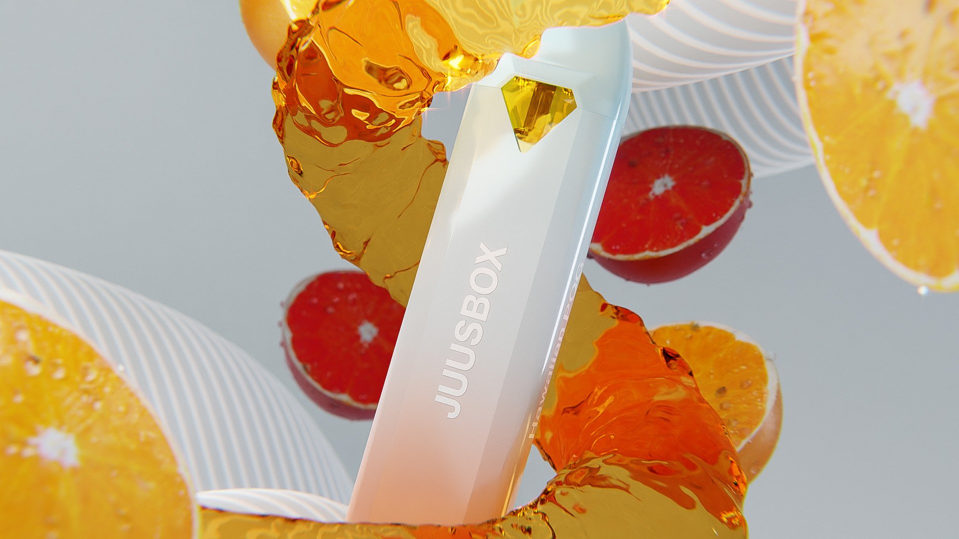 JUUSBOX orange fluid scene
