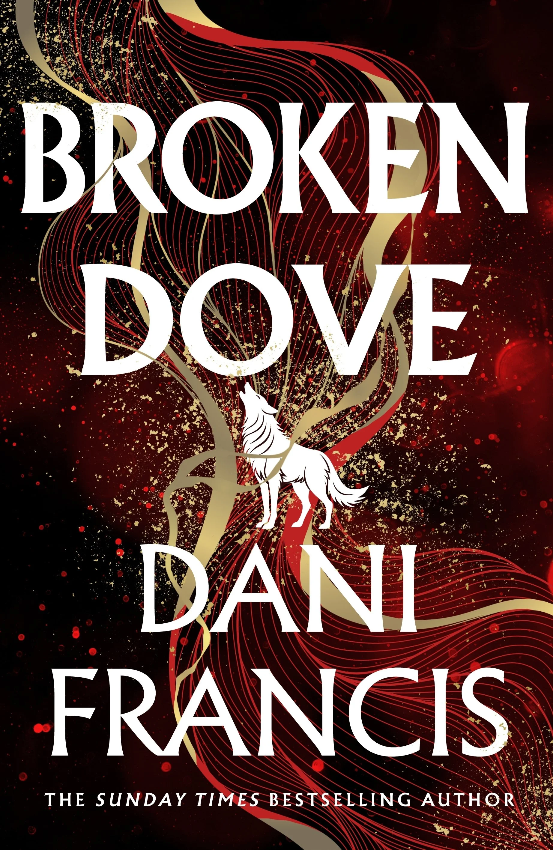 Broken Dove by Dani Francis book cover with characters, spicy chapters and more