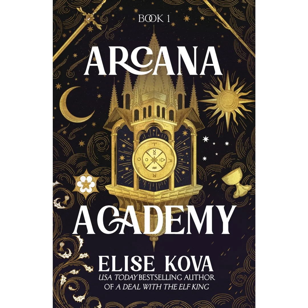 Arcana Academy by Elise Kova: Characters, spice, review, cards