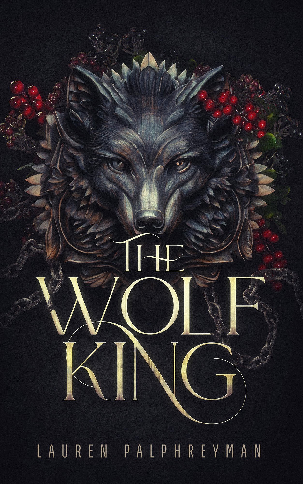 the Wolf King book cover with characters, spicy chapters, and more