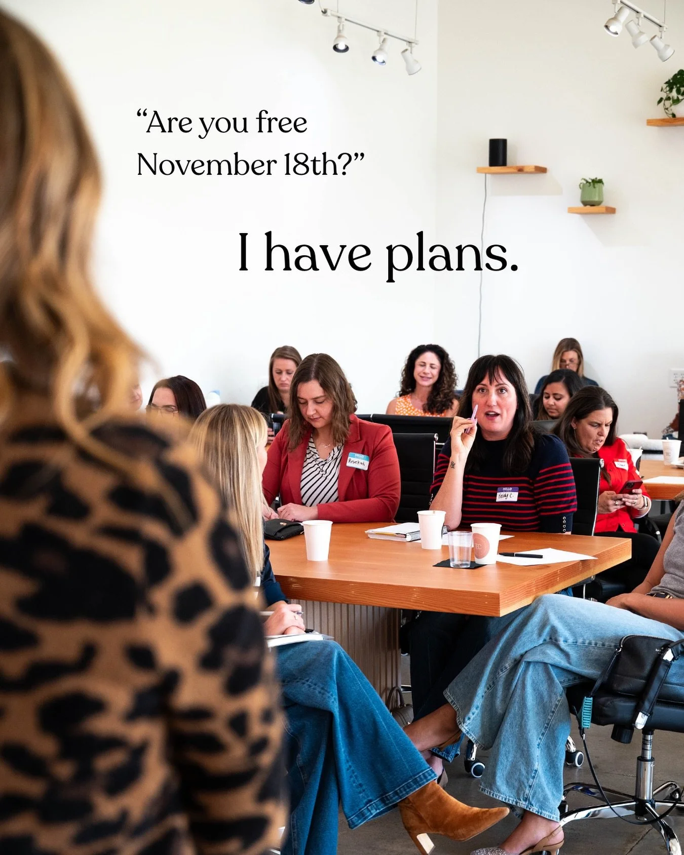 Consider your calendar already booked! 😉
&nbsp;
Because if you&rsquo;ve been waiting for a sign to step into rooms that inspire you...
&nbsp;
This 👏🏻 is 👏🏻 it!
&nbsp;
Our next event on November 18th is coming soon&hellip; and you&rsquo;ll want t