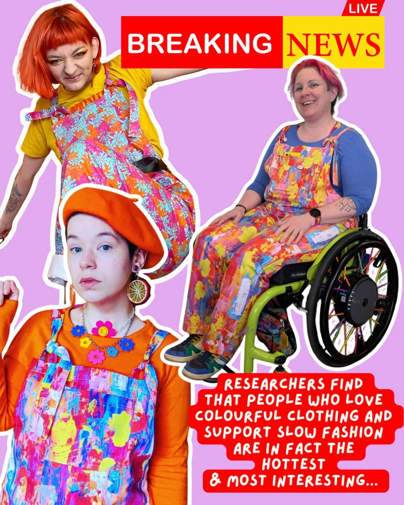 Breaking News: Research is in from the world&rsquo;s top scientists and it looks like those people who adore wearing colour and support slow fashion and small business are Infact the hottest and most interesting! 

Congratulations to everyone who sup