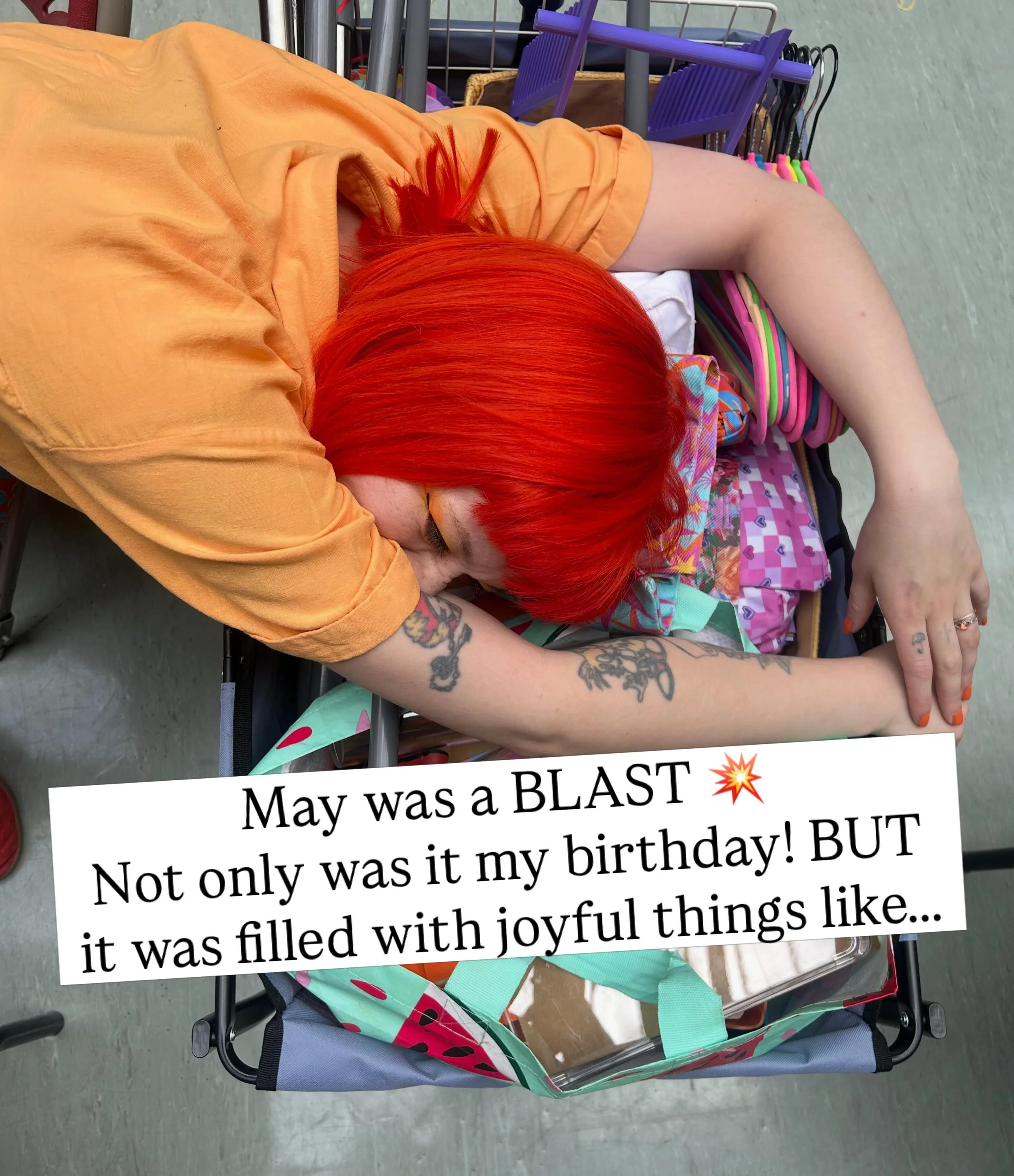 Honestly May was a dreammmm 🥰🌈 
From my events in Manchester and Leeds to spending time with my girlies, I&rsquo;ve honestly had the best darn time. 
Turns out you still can have fun at 32! 

#creativelife #dopaminedressing #smallbusiness