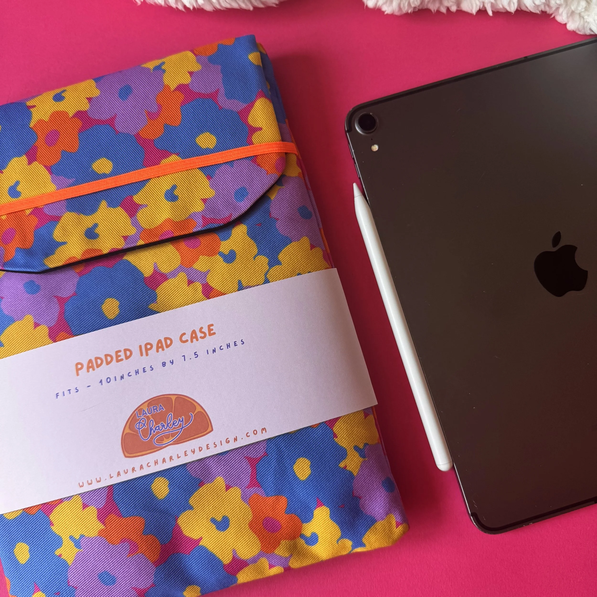 Blossoms Cotton iPad Case