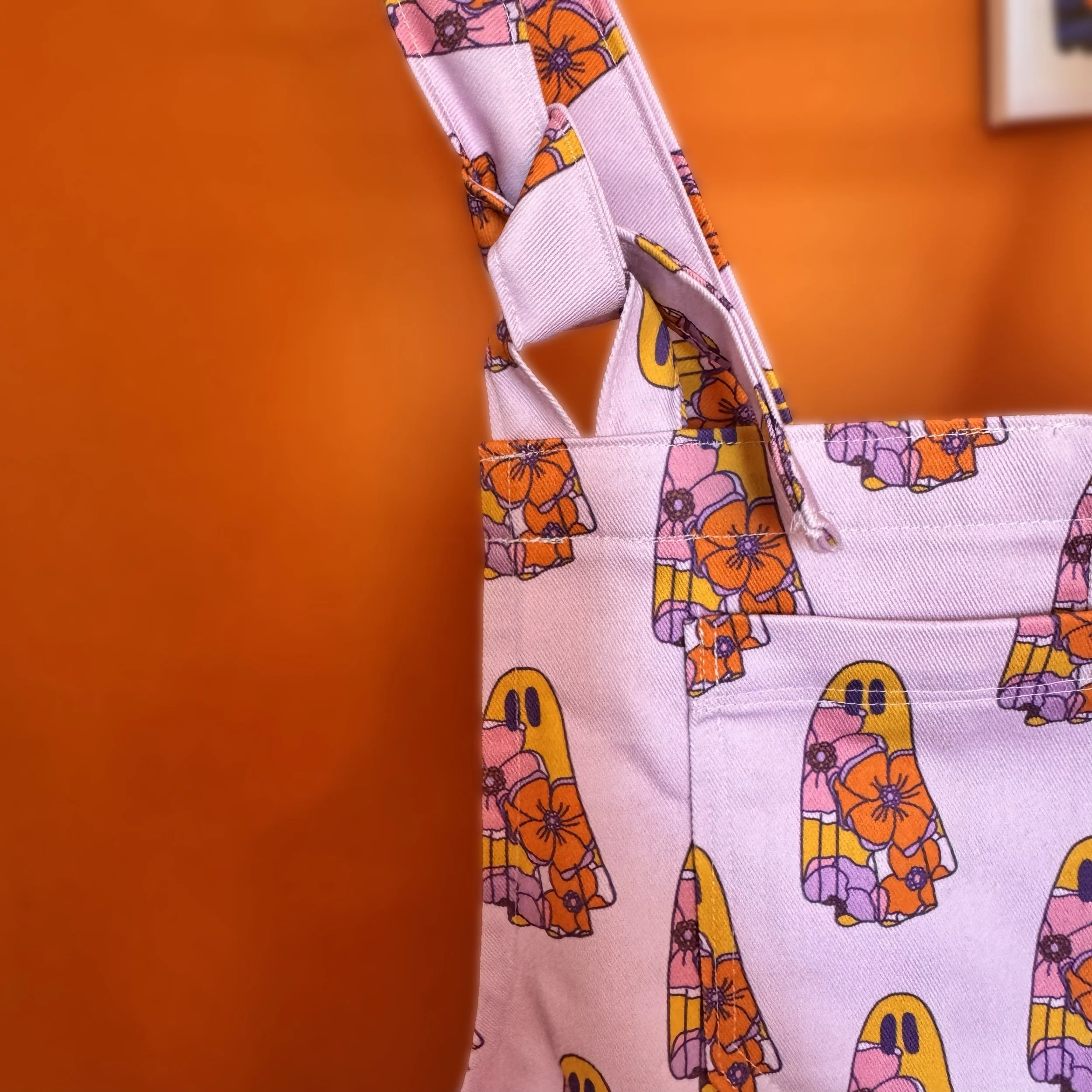 Cute Floral Ghosts Dungarees