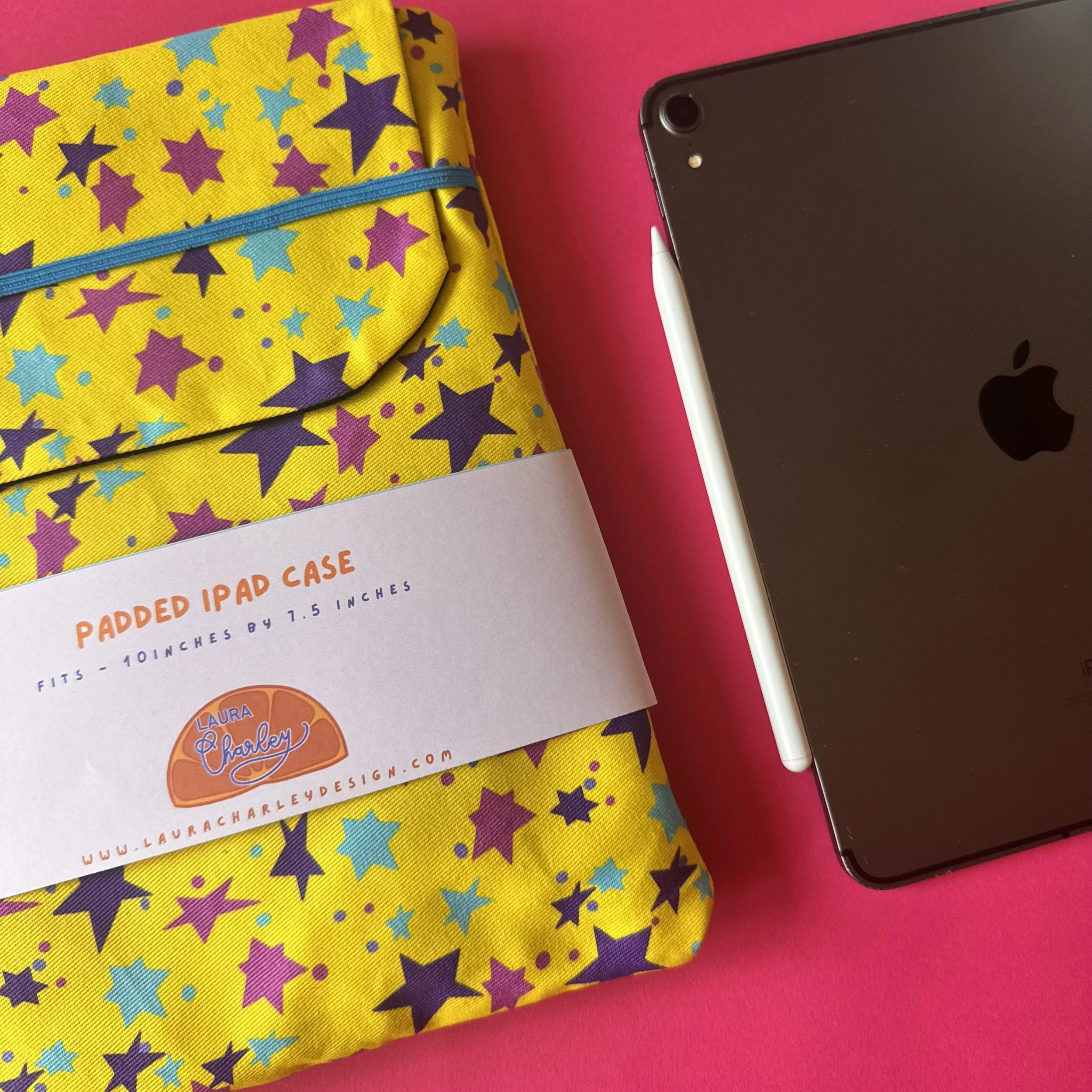 Stars Cotton iPad Case