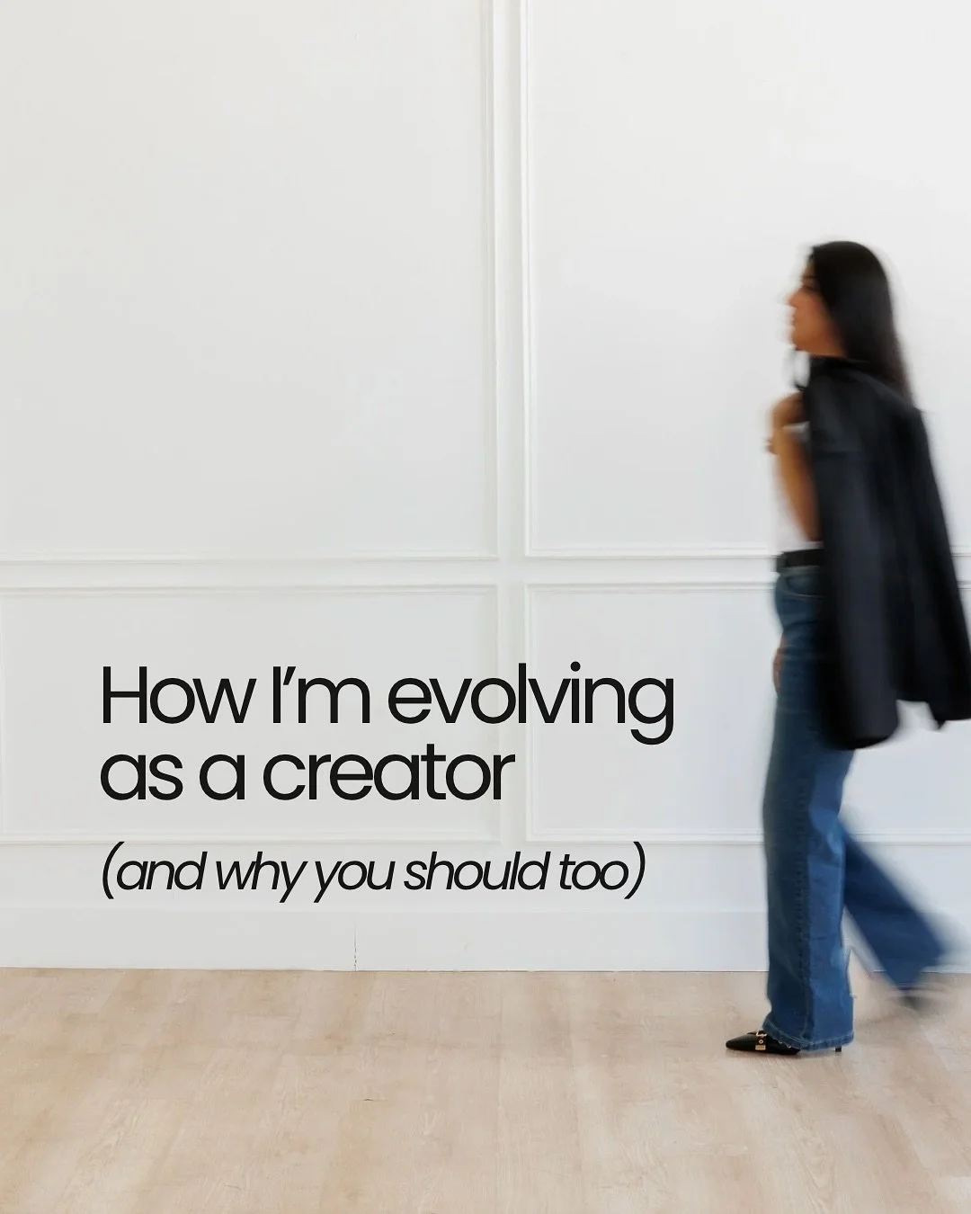 Lately, I&rsquo;ve been unlearning the &ldquo;always do more&rdquo; mindset and leaning into doing things with intention instead. 

The more I honor my creativity (instead of forcing it), the more everything starts to flow &mdash; the right brands, t