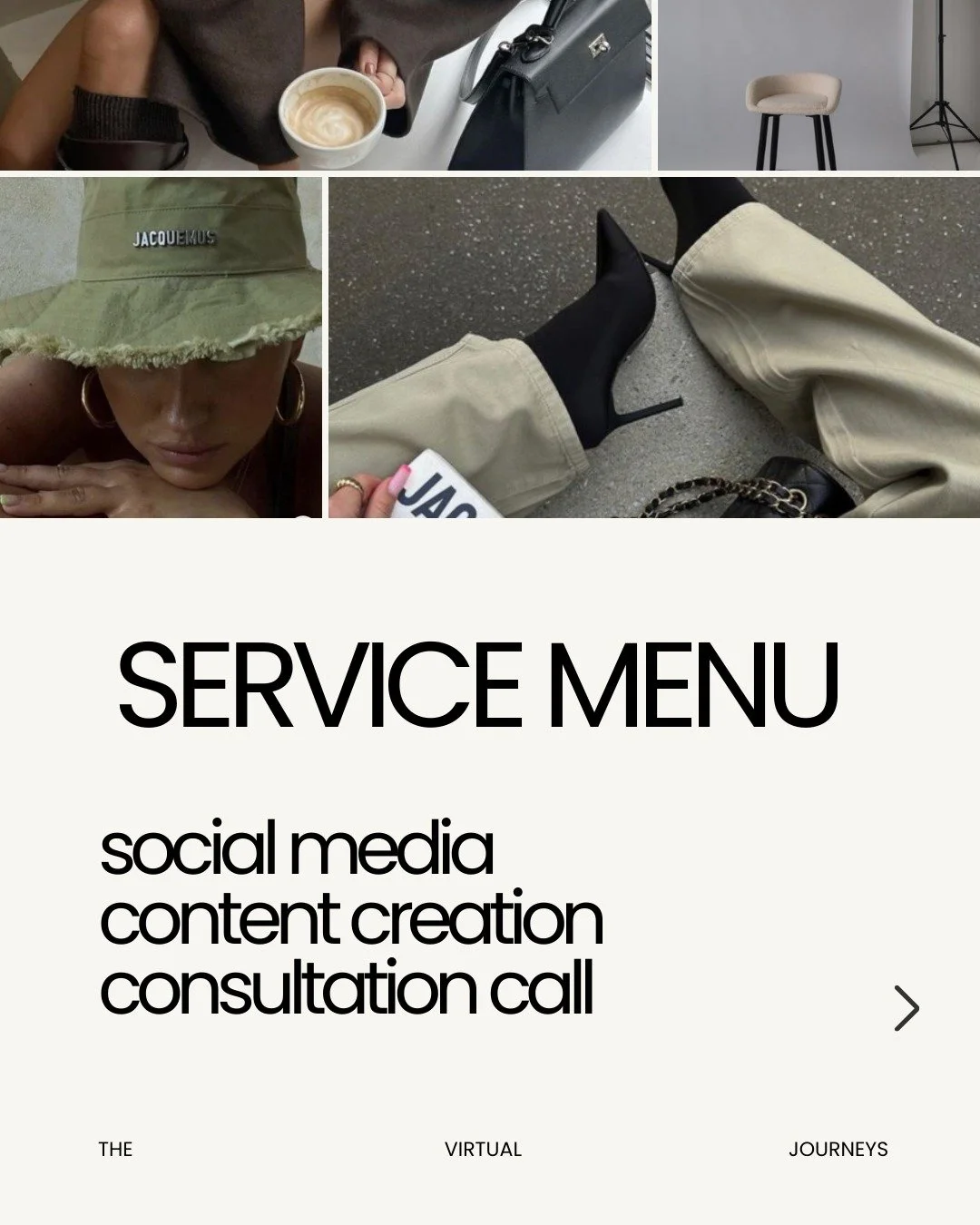 Let&rsquo;s make 2026 your year of real growth ✨

When you partner with me, I step in as an extension of your business. From social media management to strategic consultations and content creation, I&rsquo;m here to support your goals every step of t